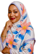 Floral beauty scarf/hijab