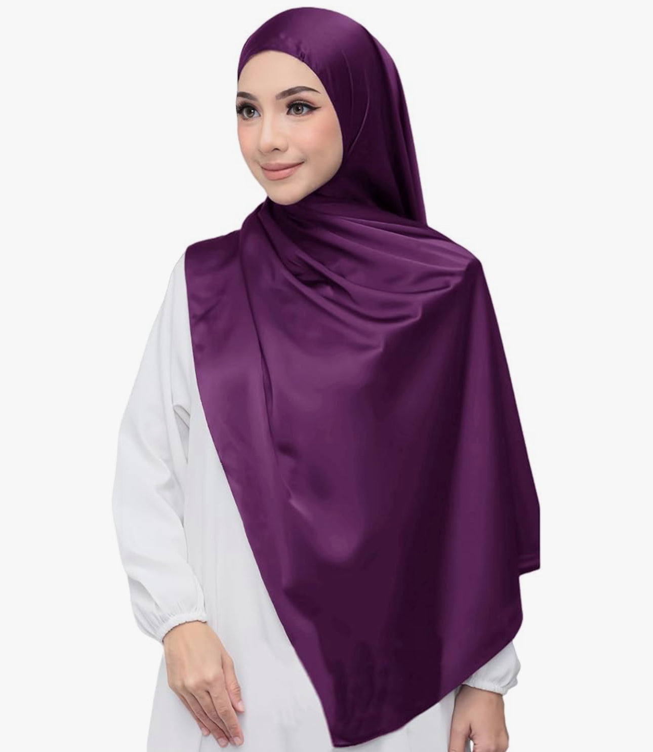 Lina & Lily Satin Hijab Head Scarf Shawl Wrap (18 colors)