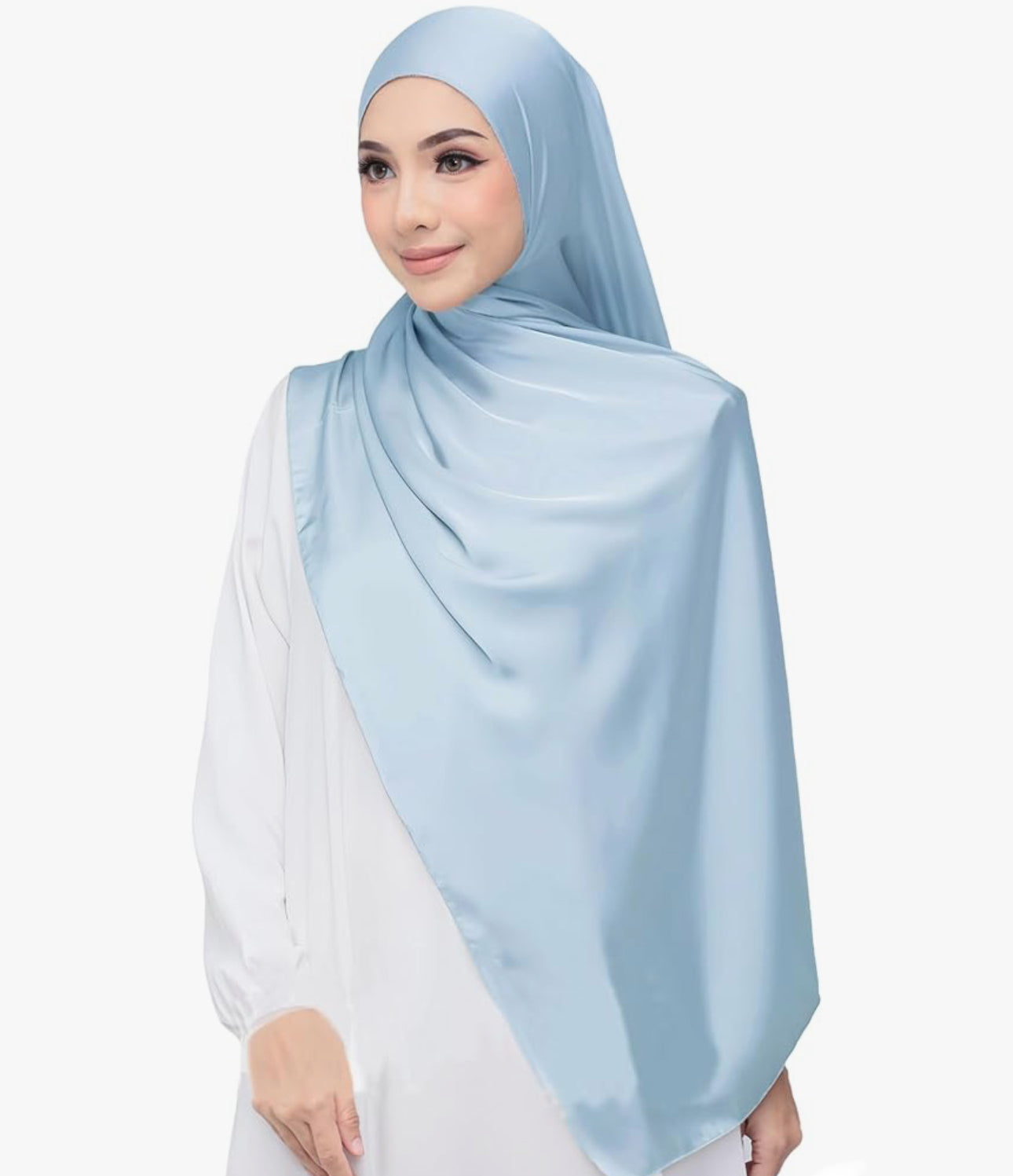 Lina & Lily Satin Hijab Head Scarf Shawl Wrap (18 colors)