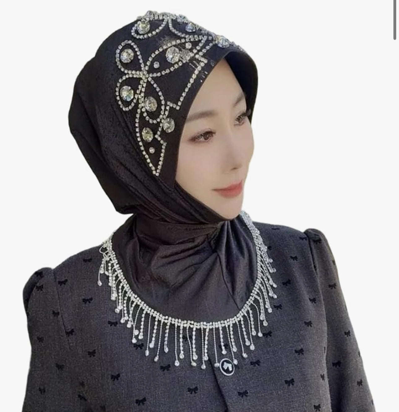Lux Jeweled hand crafted hijab