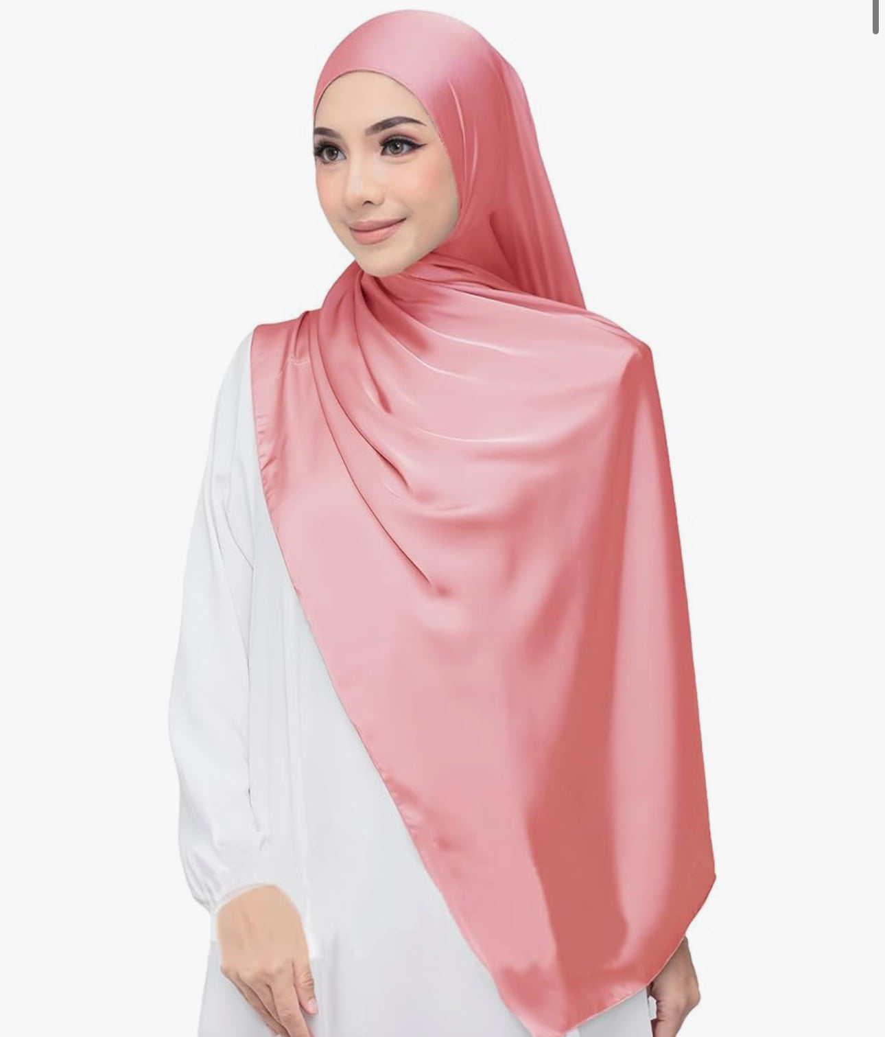 Lina & Lily Satin Hijab Head Scarf Shawl Wrap (18 colors)
