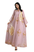 Sequined embroidered Abaya Kaftan Ramadan dress (4 colors)