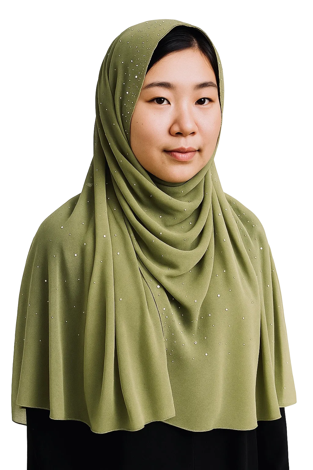 Luxury Diamond Hijab Shawl and Wraps For Evening Dress Shiny Rhinestones And Pearl Chiffon Scarf For Muslim Women (5 colors)