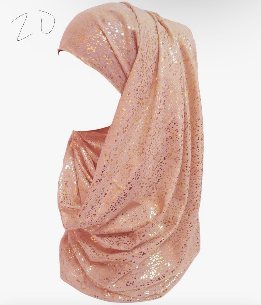 Glitzy glam hijab