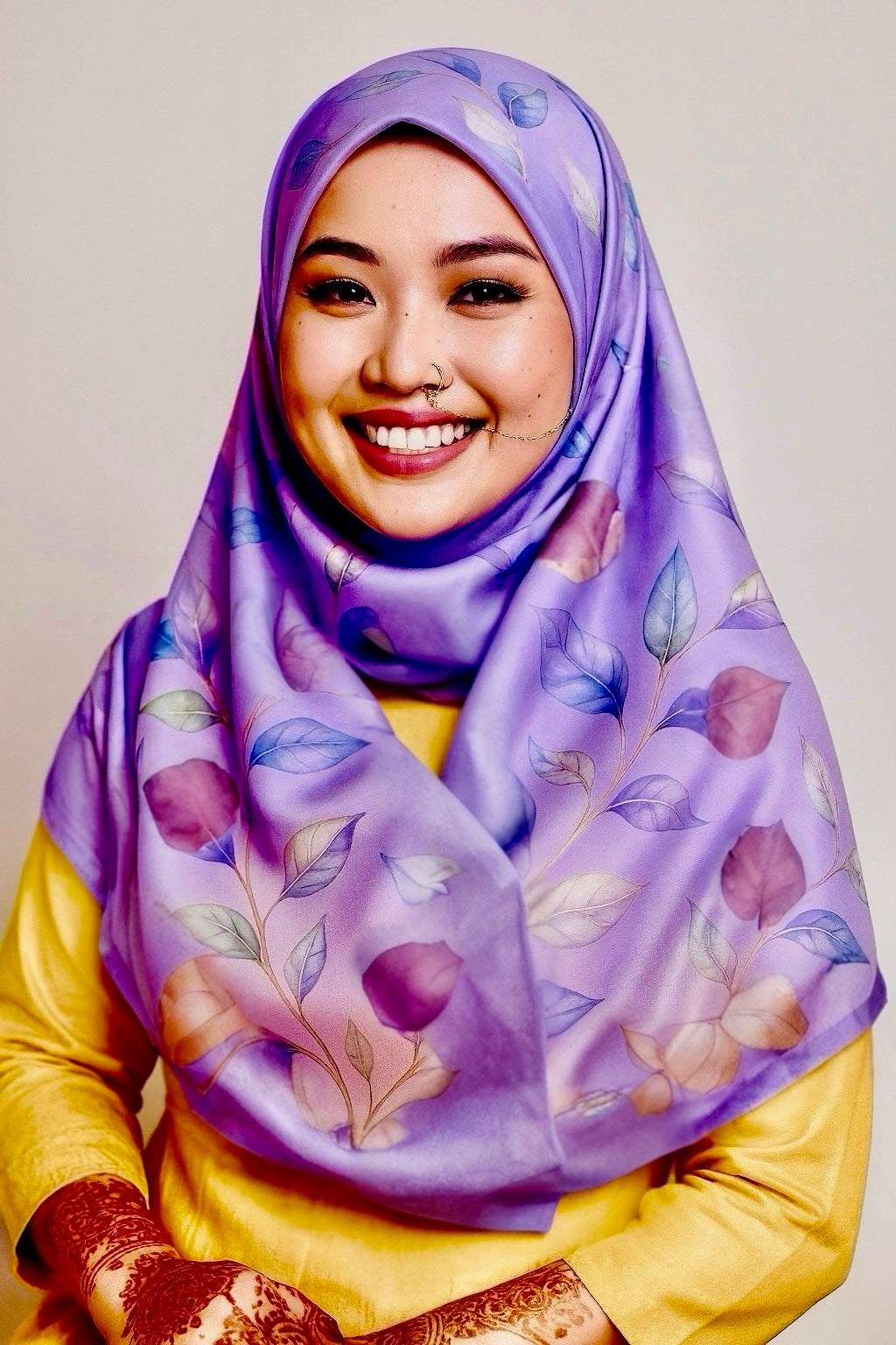 Lovely purple scarf/hijab