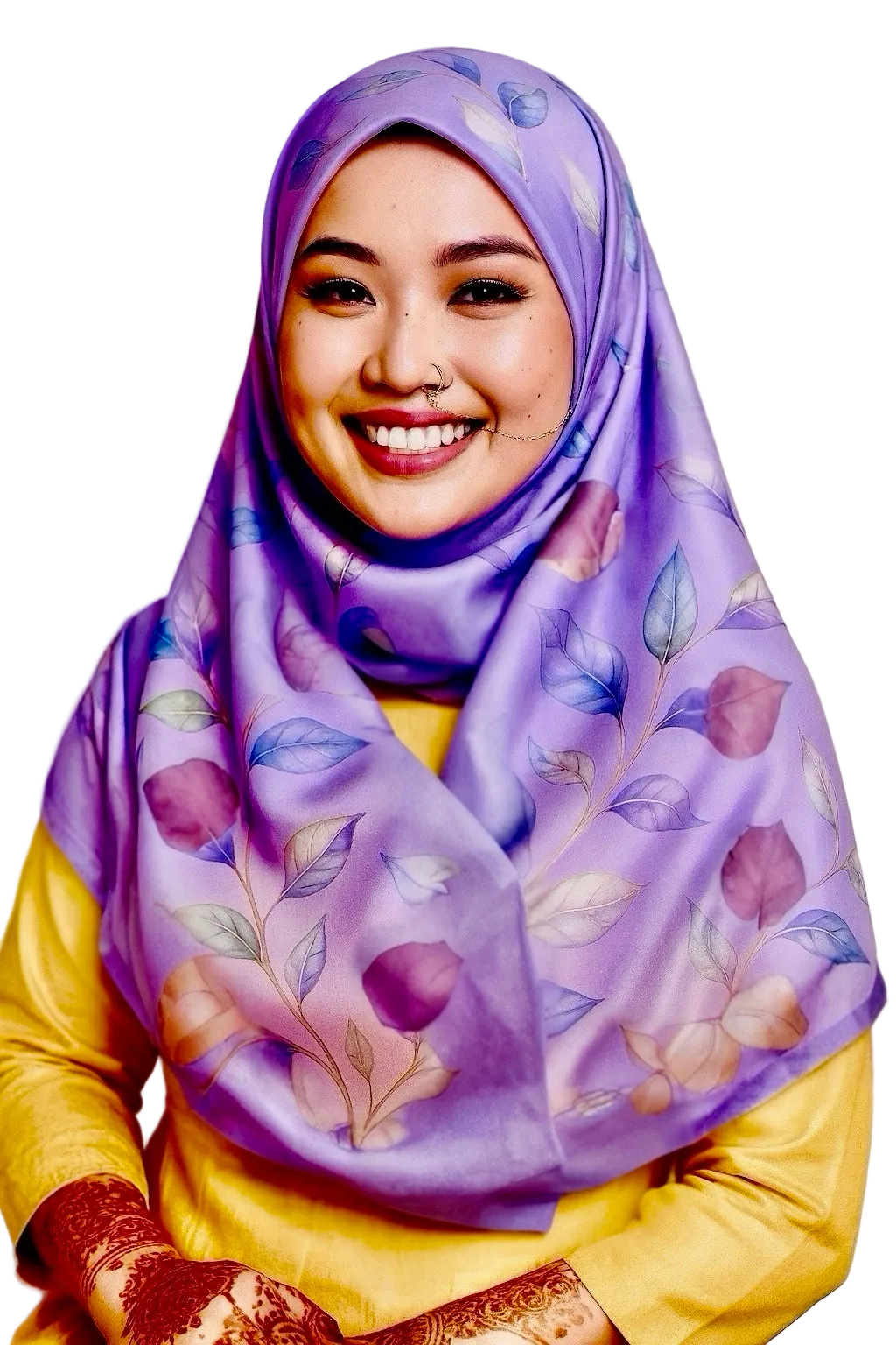 Lovely purple scarf/hijab