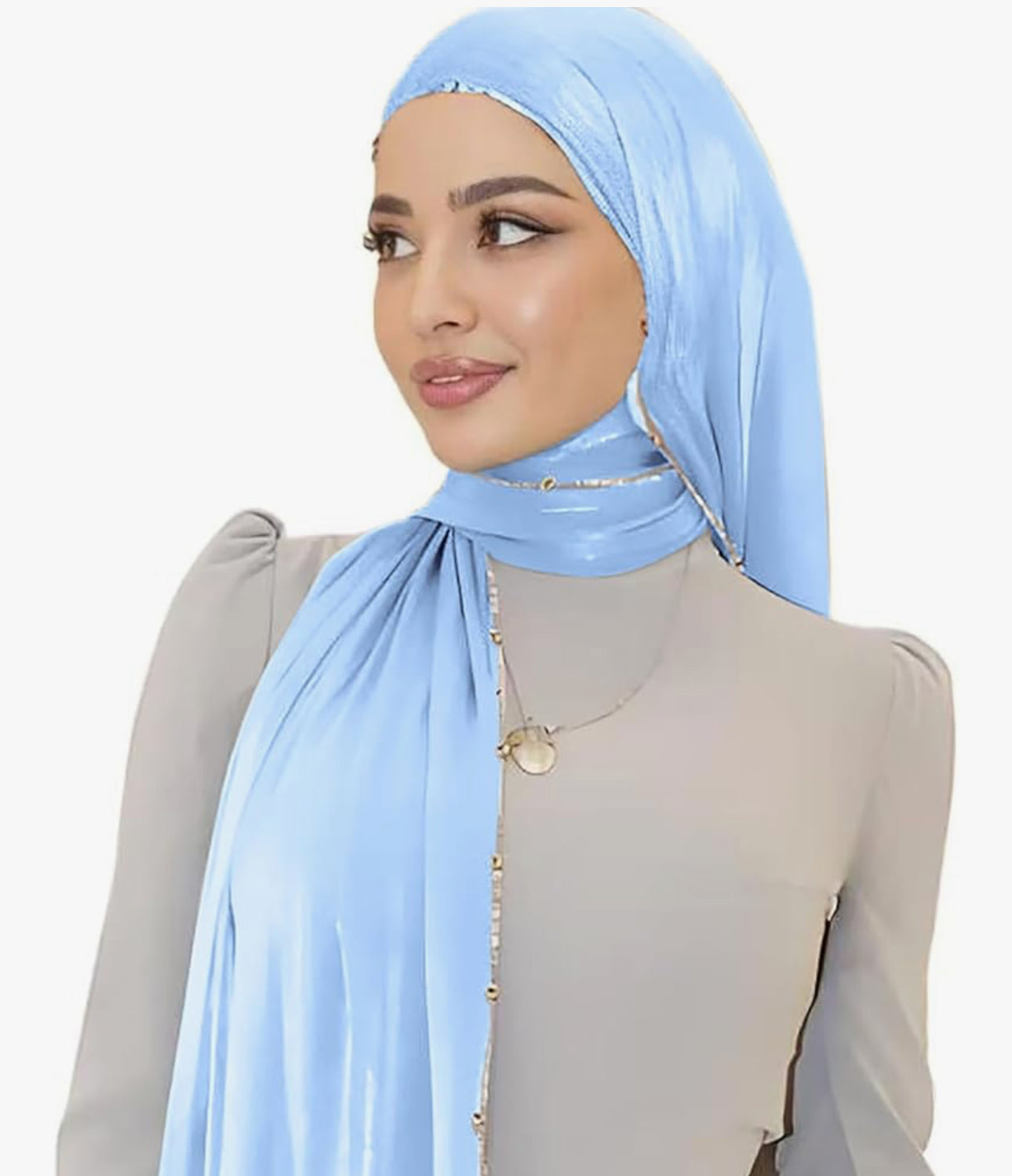 Shimmer Party Hijab, Lightweight Stylish Hijab Scarf for Women (8 colors)