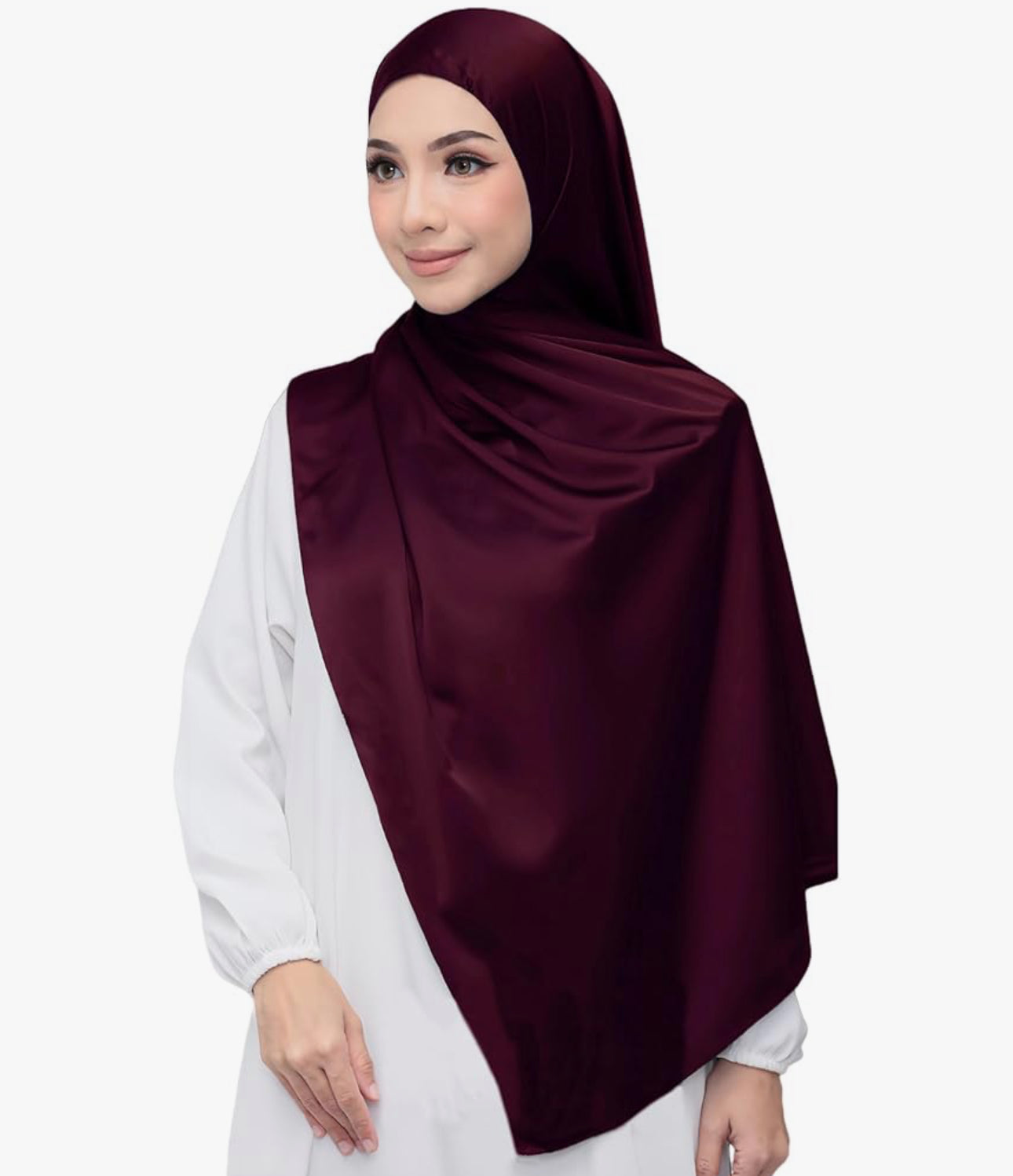 Lina & Lily Satin Hijab Head Scarf Shawl Wrap (18 colors)