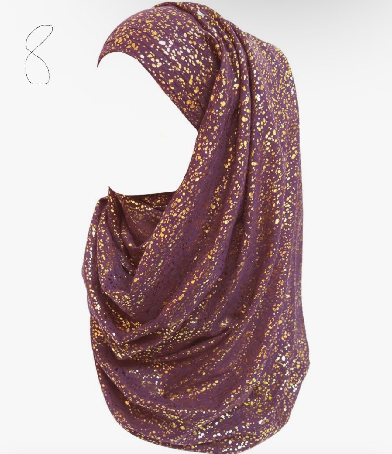 Glitzy glam hijab