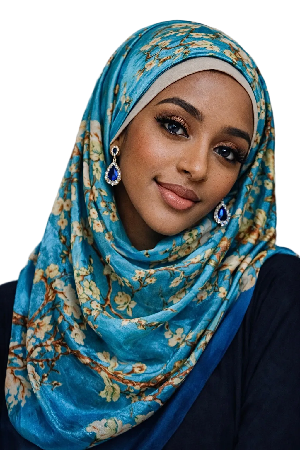Divine blue scarf/hijab