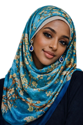 Divine blue scarf/hijab
