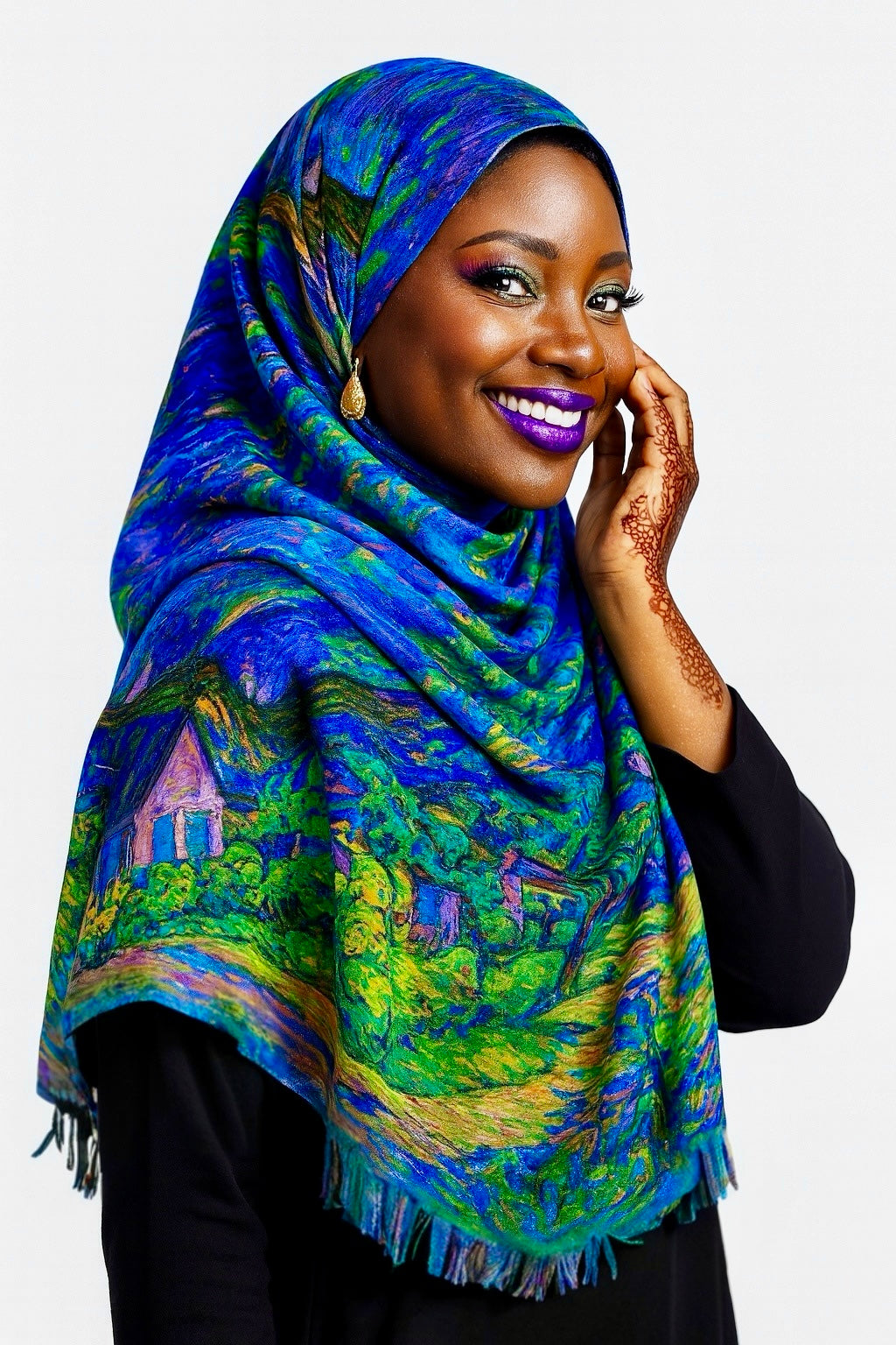 Van Gogh scarf/hijab