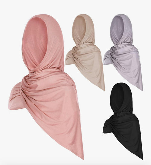 4 piece Vabean Instant Hijab