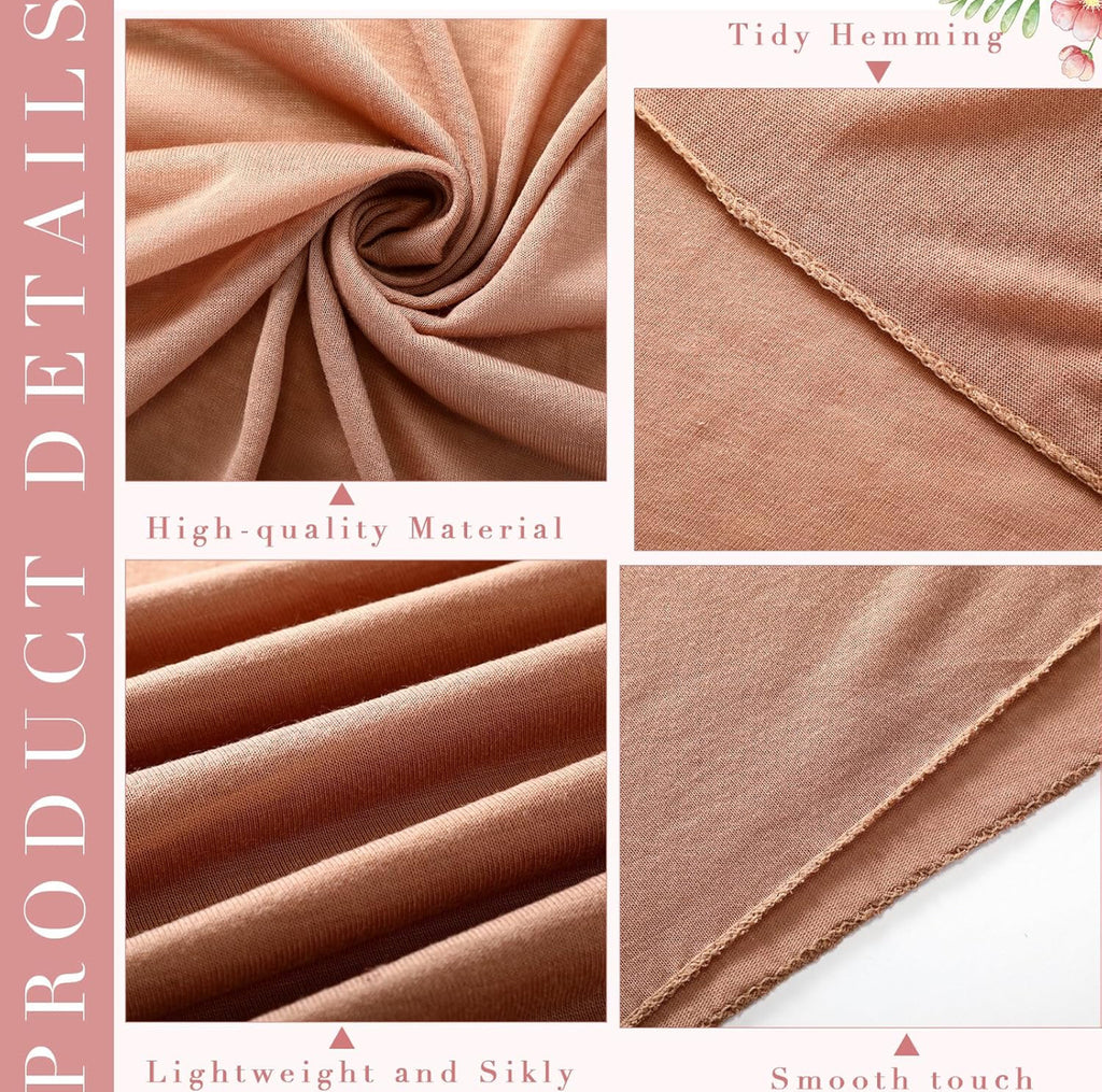 Hijab Scarves Muslim Head Wraps Jersey Hijab Soft Long Scarf Wrap Cotton Shawl