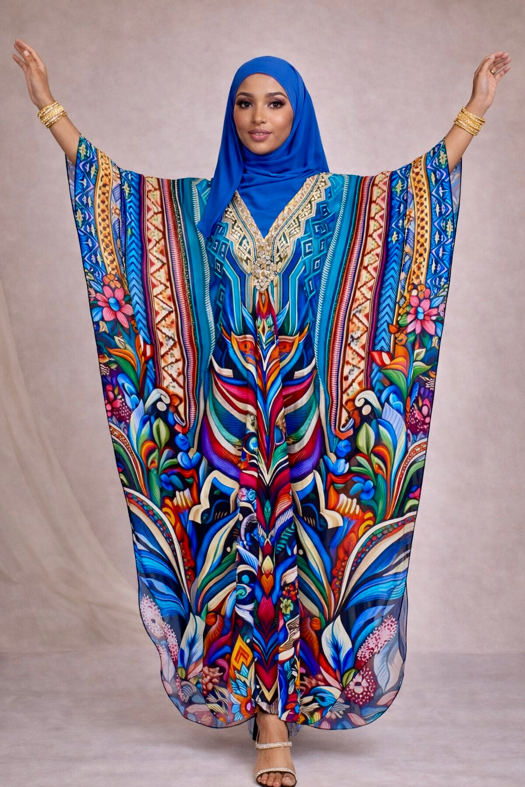 Vibrant bliss kaftan