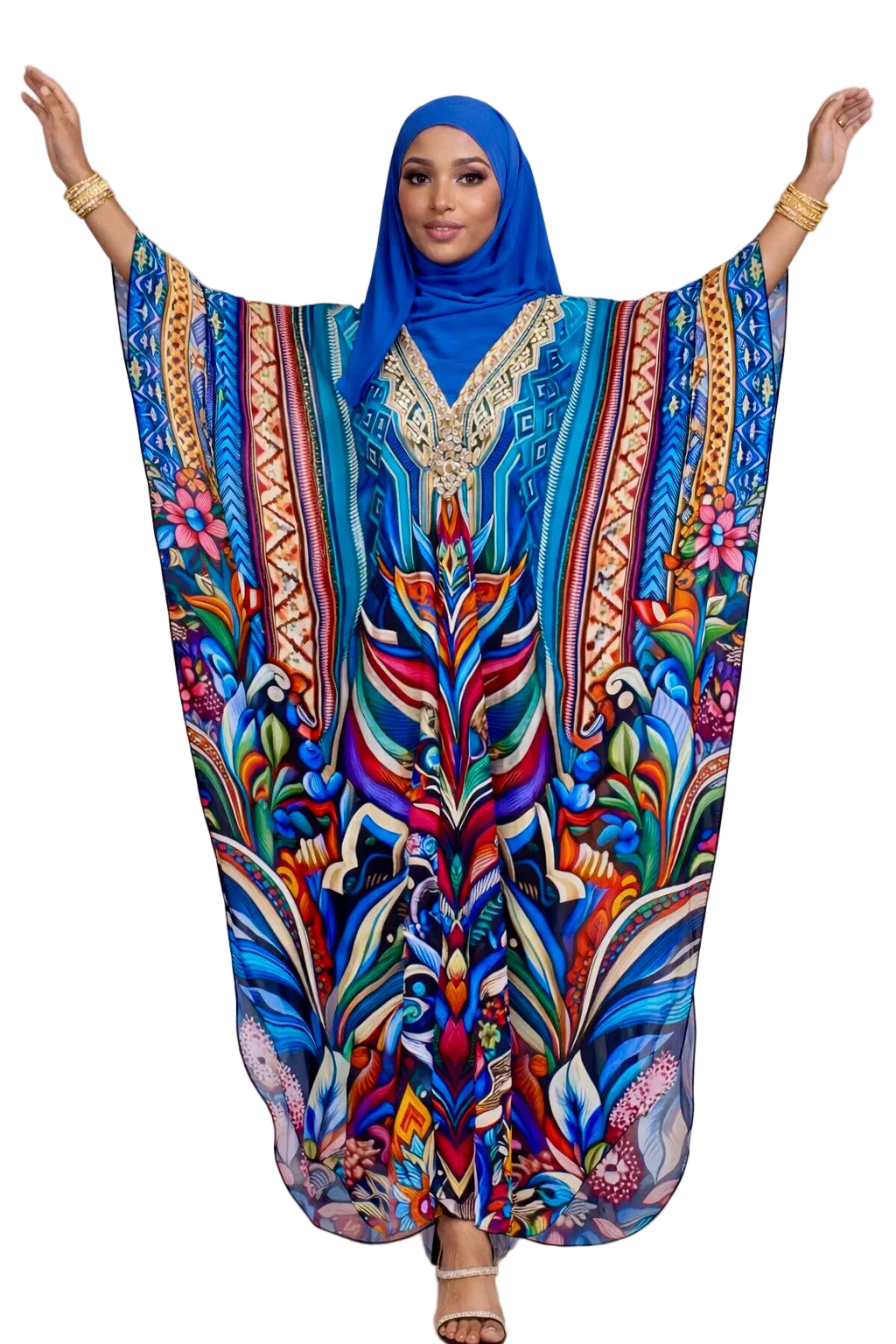 Vibrant bliss kaftan