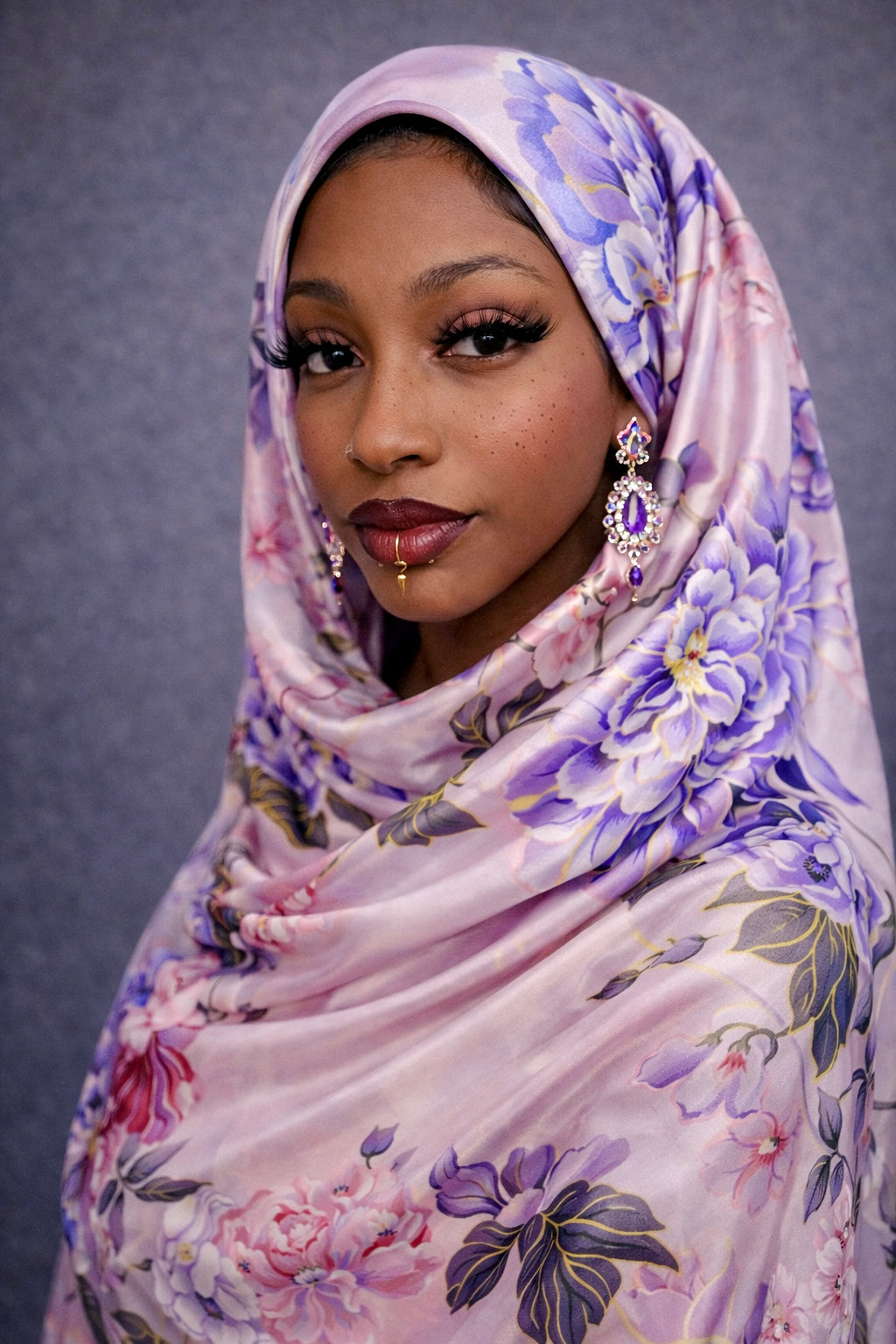 Purple blush scarf/hijab