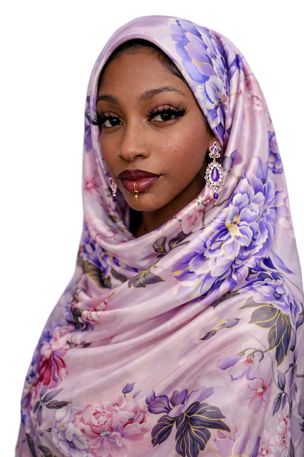 Purple blush scarf/hijab