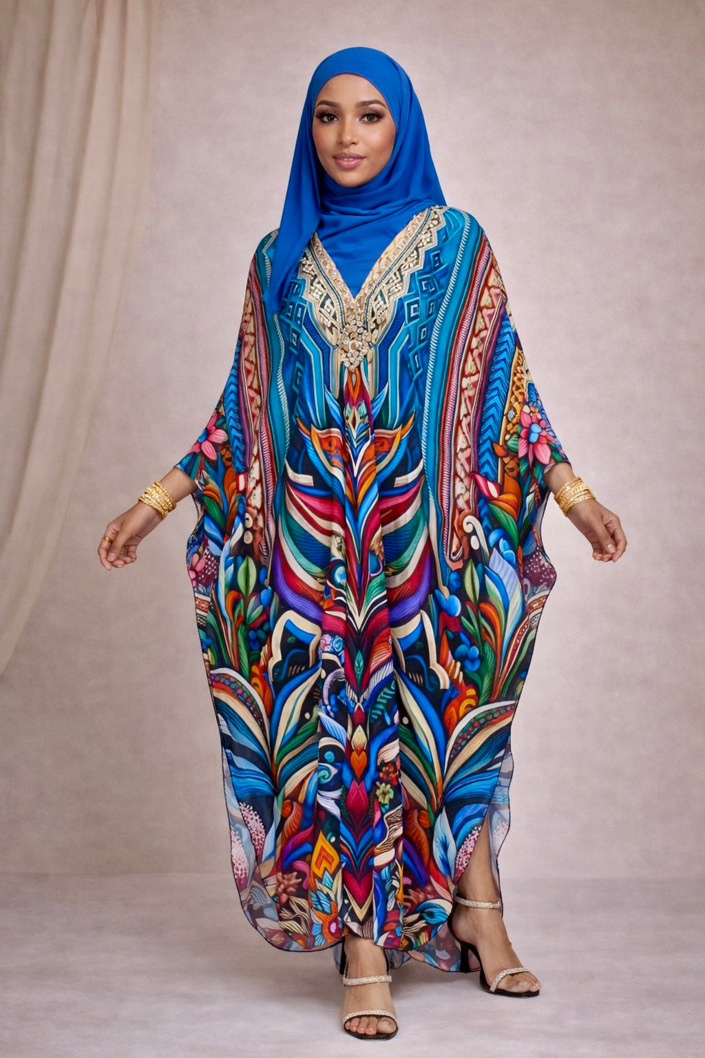 Vibrant bliss kaftan