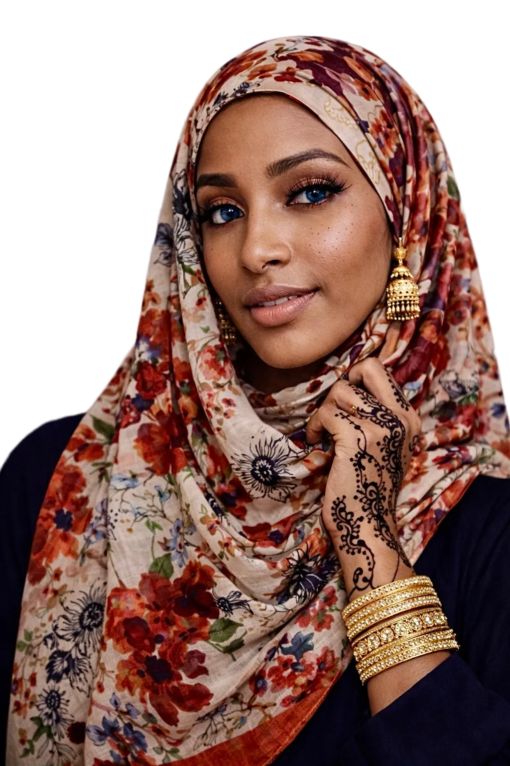 Fall festive hijab/scarf