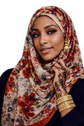 Fall festive hijab/scarf