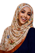 Fall flower hijab/scarf