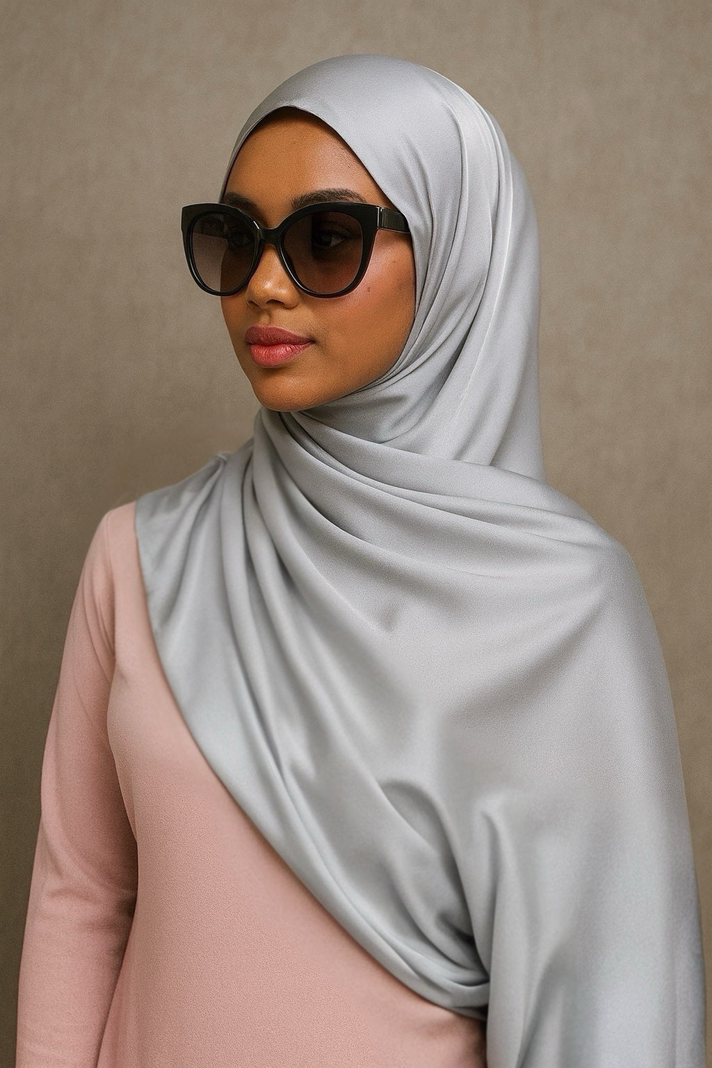 Lina & Lily Satin Hijab Head Scarf Shawl Wrap (18 colors)