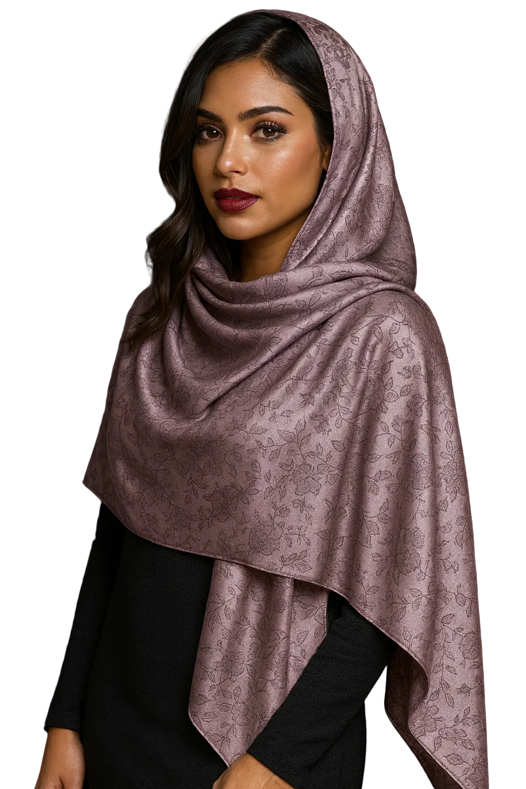 Faticinfa Modal Printed Hijab Headscarf Light Weight Soft Breathable Muslim Women Cotton Hijab