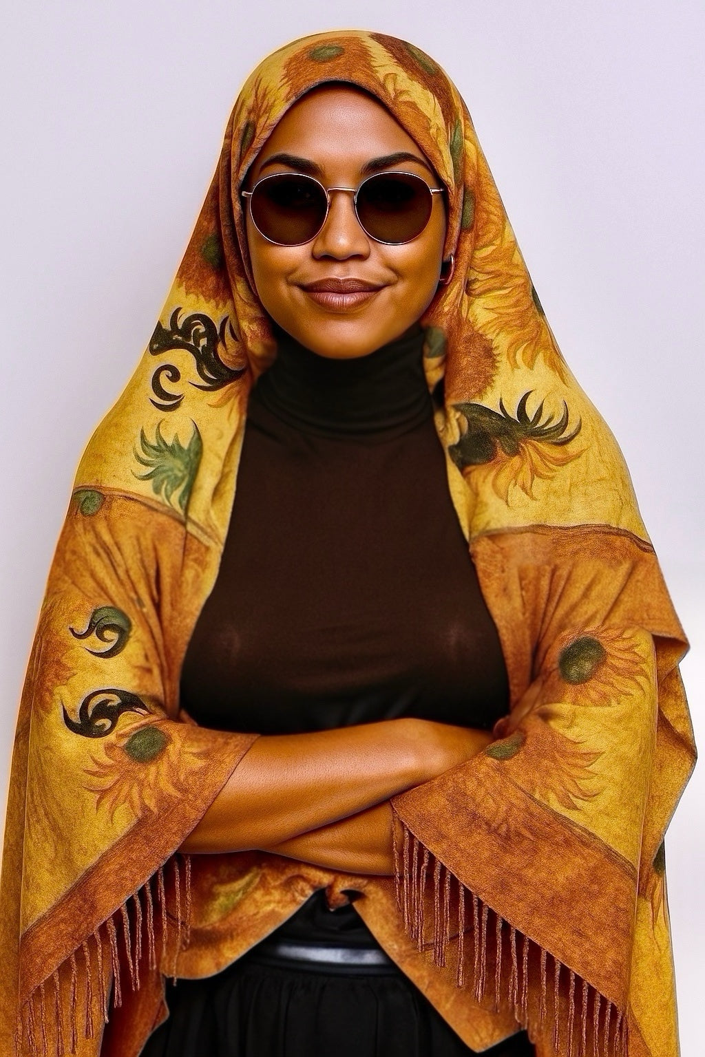 Floral scarf/hijab