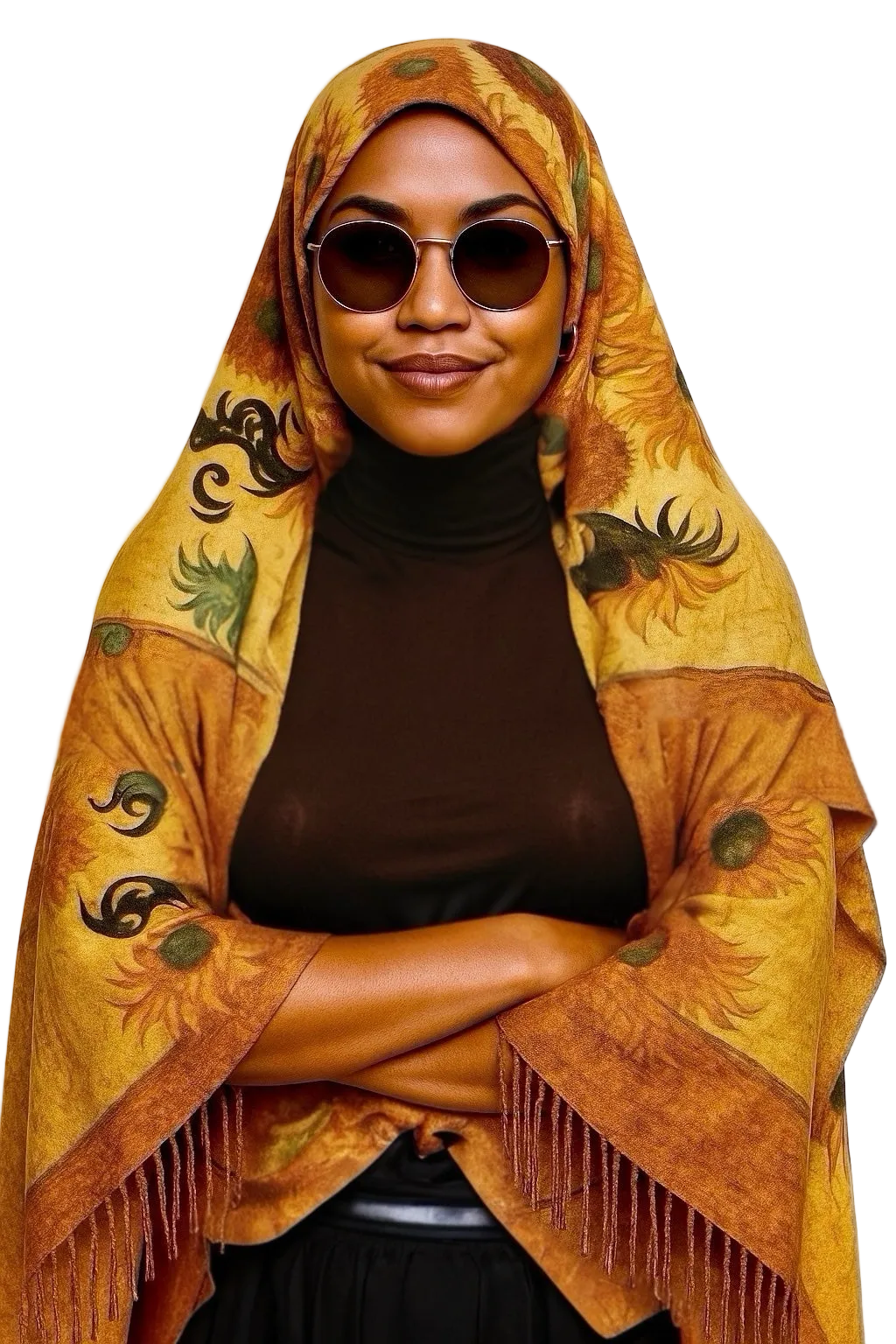 Floral scarf/hijab