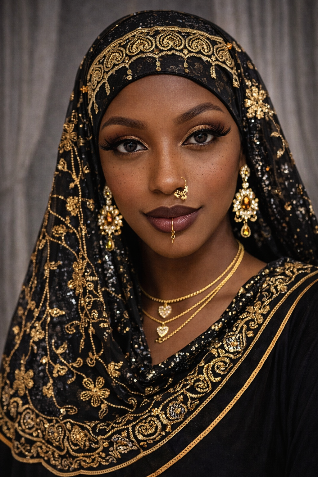 Shawls and Wraps, Sequin Flower Sheer