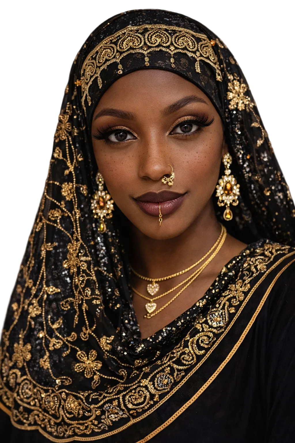 Shawls and Wraps, Sequin Flower Sheer