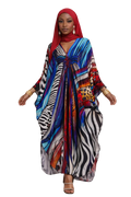 Zebra color radiance kaftan