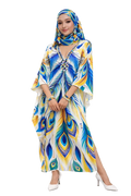 Peacock brilliance Kaftan
