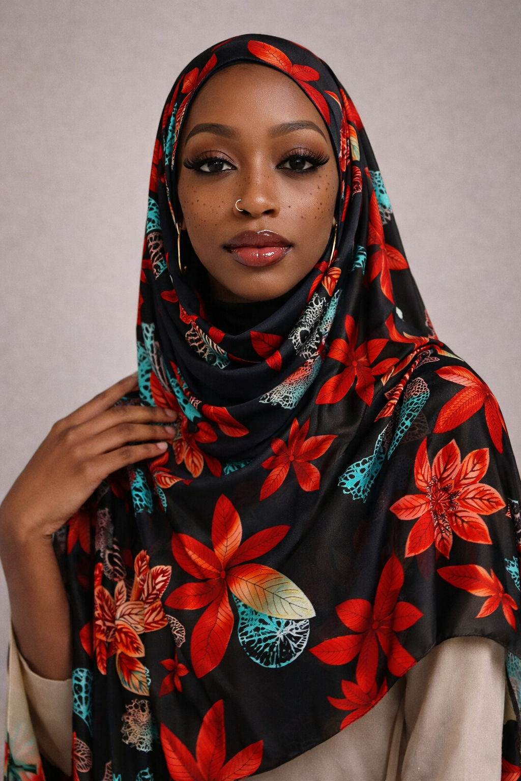 Gardens luxury scarf/hijab