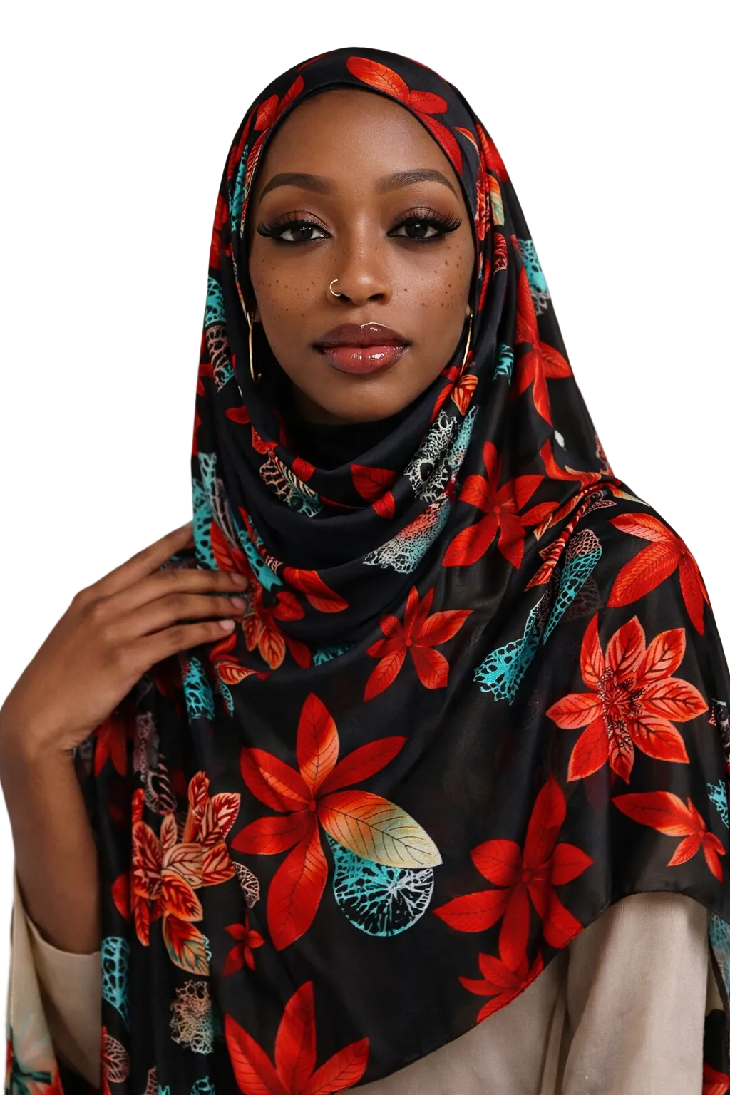 Gardens luxury scarf/hijab