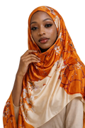 Orange crush hijab/scarf