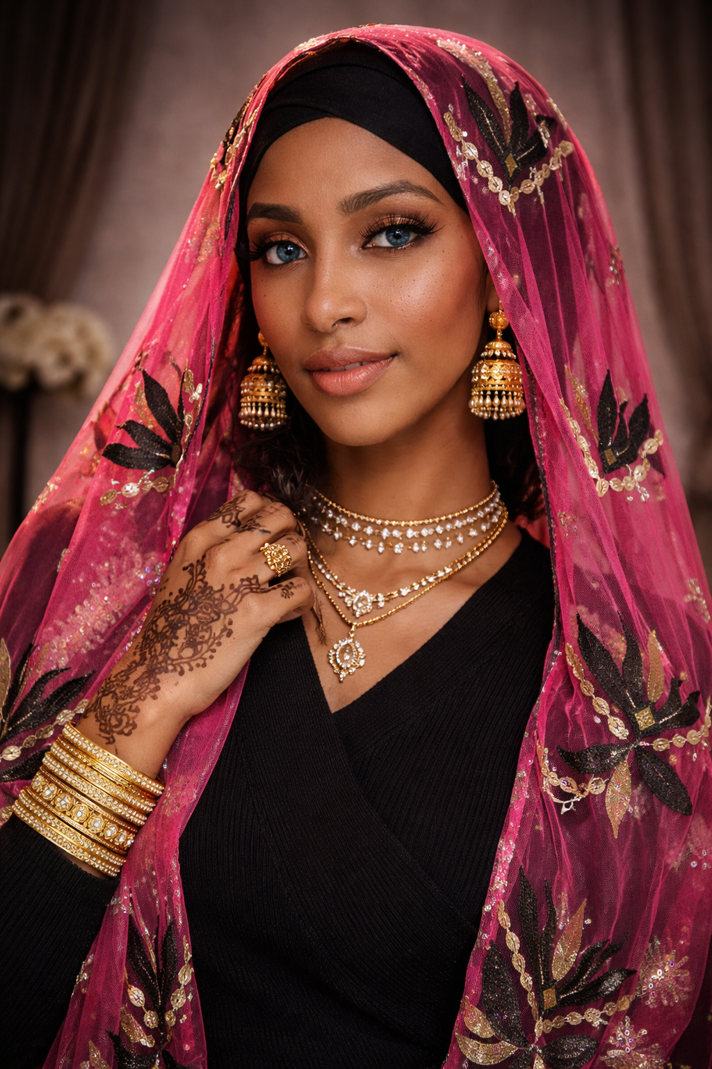 Luxury veils EID fashion pieces
