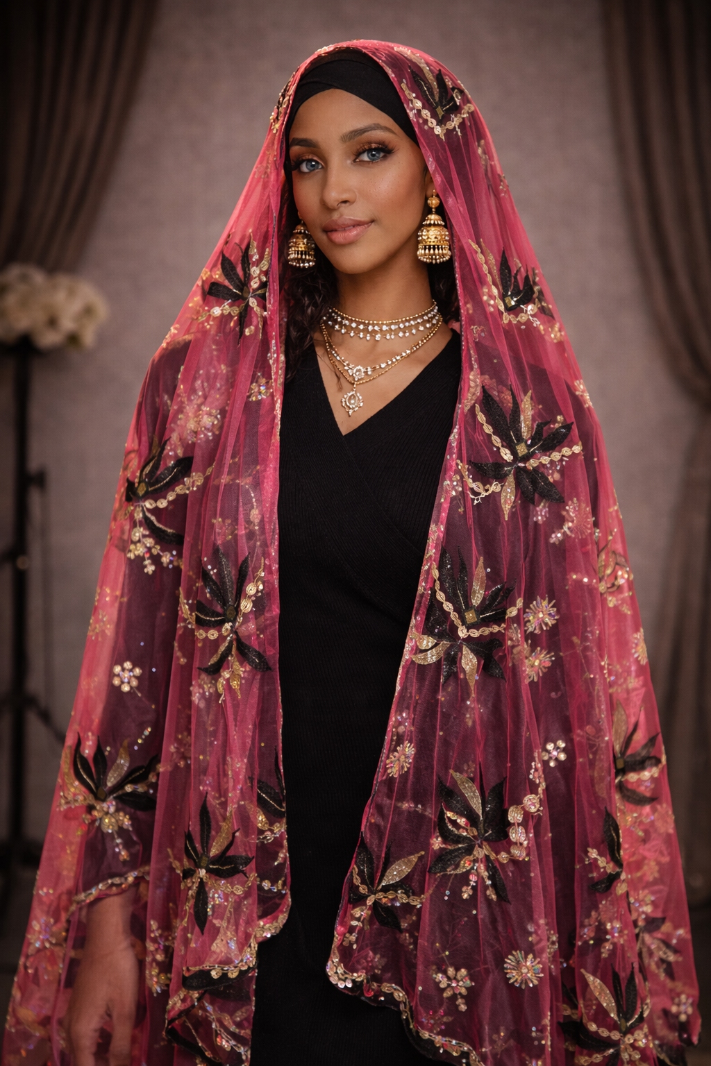 Luxury veils EID fashion pieces
