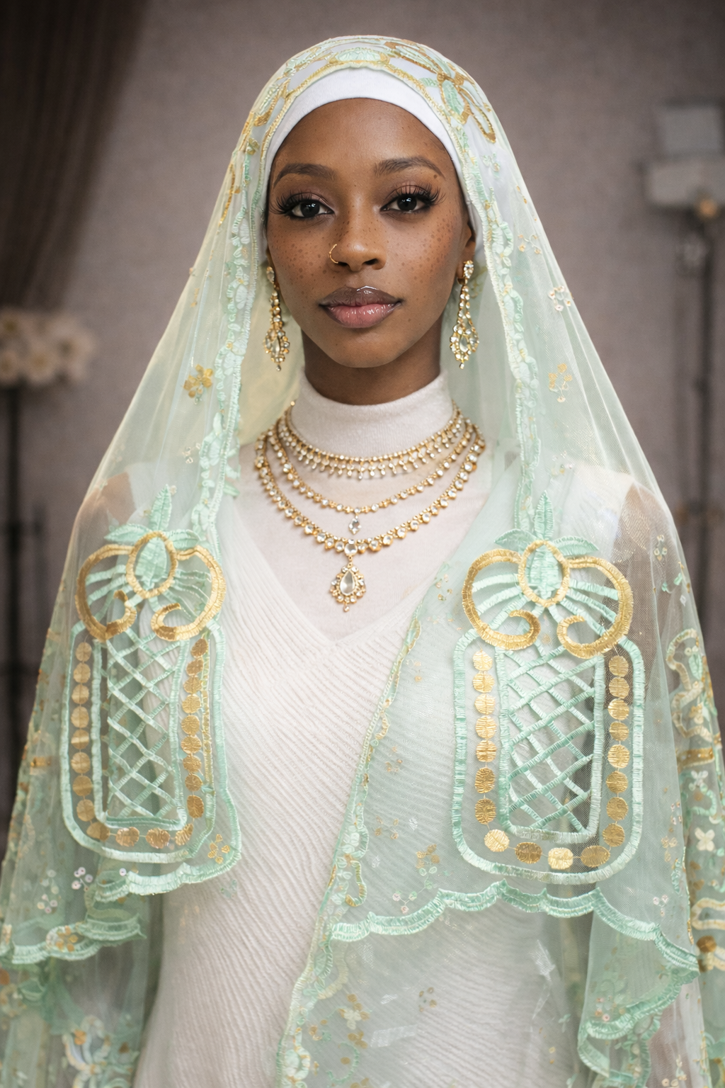 Luxury veils EID fashion pieces