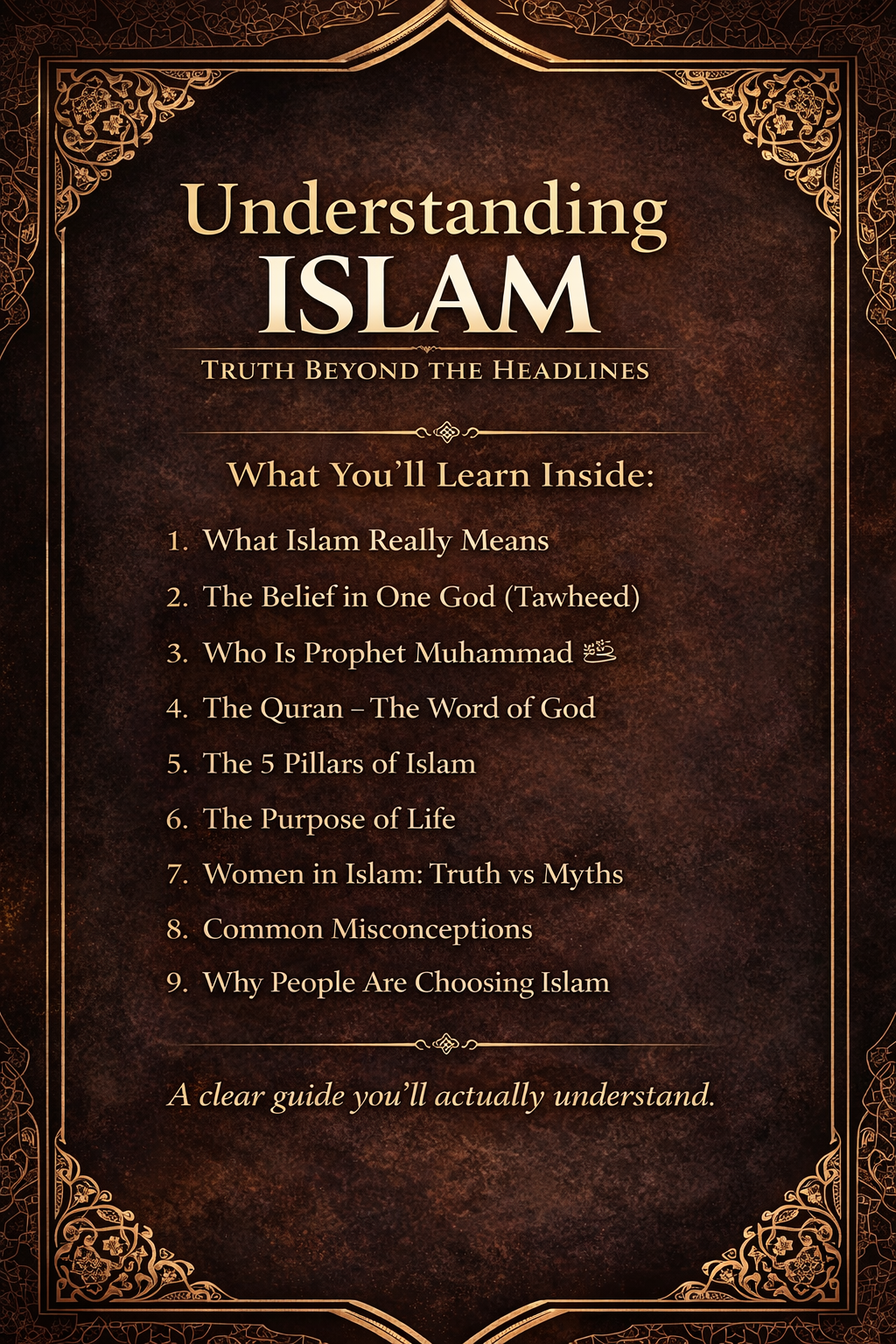 Understanding Islam: truth beyond the headlines